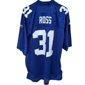 Reebok New York Giants Aaron Ross #31 Football Jersey Large Mesh NFL Nylon